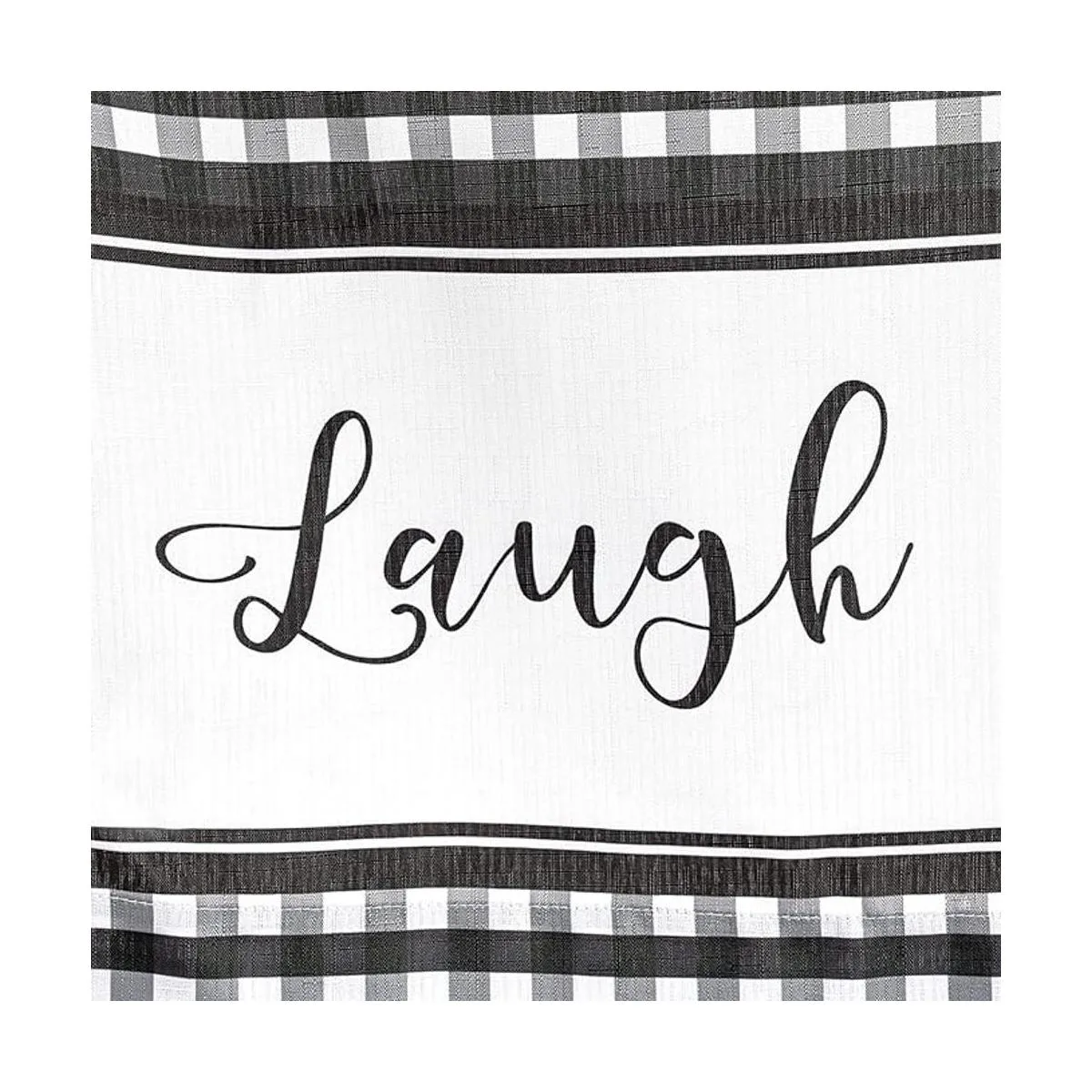 Juego de cortinas y cenefas Love Family Laugh Live 3