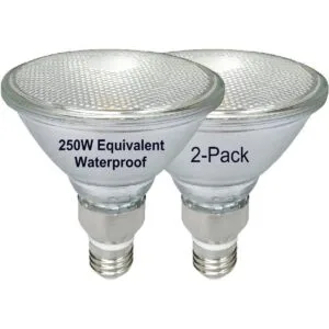 Paquete de 2 luces LED PAR38 de 25 W equivalente a_1
