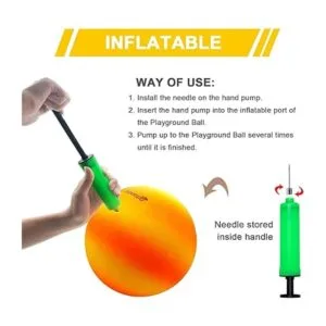 Cuatro bolas cuadradas pelota de patio de juegos de 8.5_5