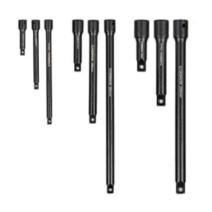 CASOMAN Juego de barras de extensión de 9 piezas