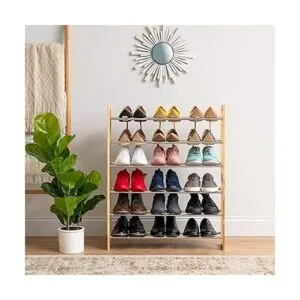 IRIS USA Zapatero de 3 niveles para entrada 15 pares de_3