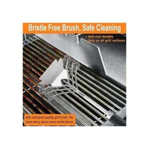 POLIGO Cepillo limpiador de parrilla de 18 pulgadas