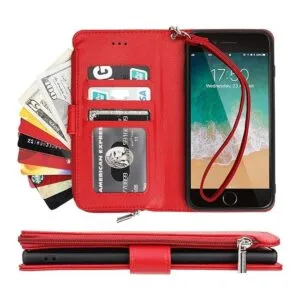 KIHUWEY Funda tipo cartera para iPhone 8 Plus iPhone 7_1