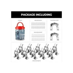 Cartman 12 ganchos de garaje para armario organizador de_6