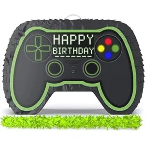 Jergrim Piñata con control de videojuegos palo pequeño_3