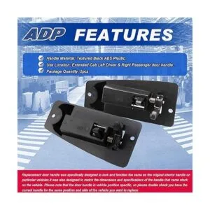 ADP Reemplazo de manija de puerta trasera exterior para