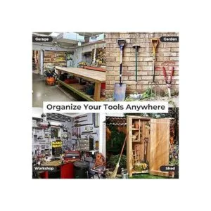 Cartman 12 ganchos de garaje para armario organizador de_4