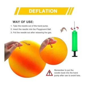 Cuatro bolas cuadradas pelota de patio de juegos de 8.5_4