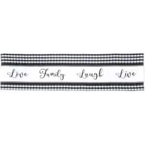 Juego de cortinas y cenefas Love Family Laugh Live 3