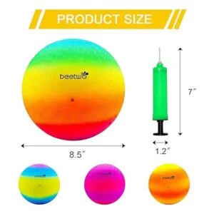 Cuatro bolas cuadradas pelota de patio de juegos de 8.5_2