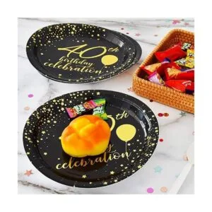 Gatherfun Suministros de fiesta de cumpleaños número 40