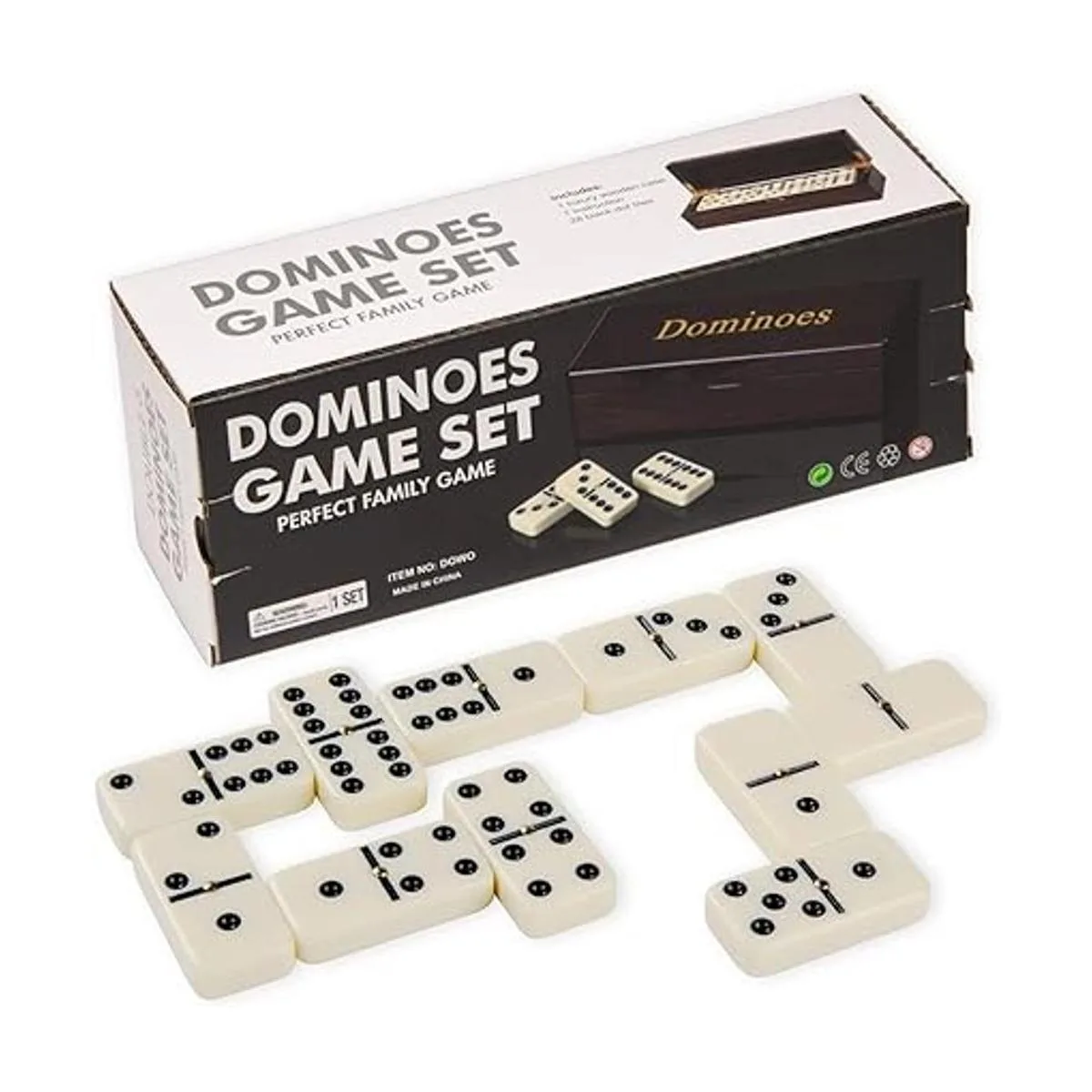 MINGXUN Juego de regalo doble de 6 dominós 28 azulejos_6