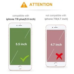 KIHUWEY Funda tipo cartera para iPhone 8 Plus iPhone 7_2