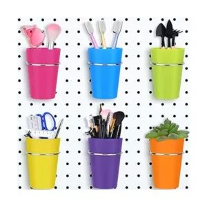 Juego de 6 cubos de clavijas con anillos accesorios de