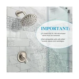 EMBATHER Juego de grifo de ducha kit de moldura de ducha_3