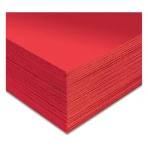 Better Office Products Hojas de espuma EVA rojas paquete