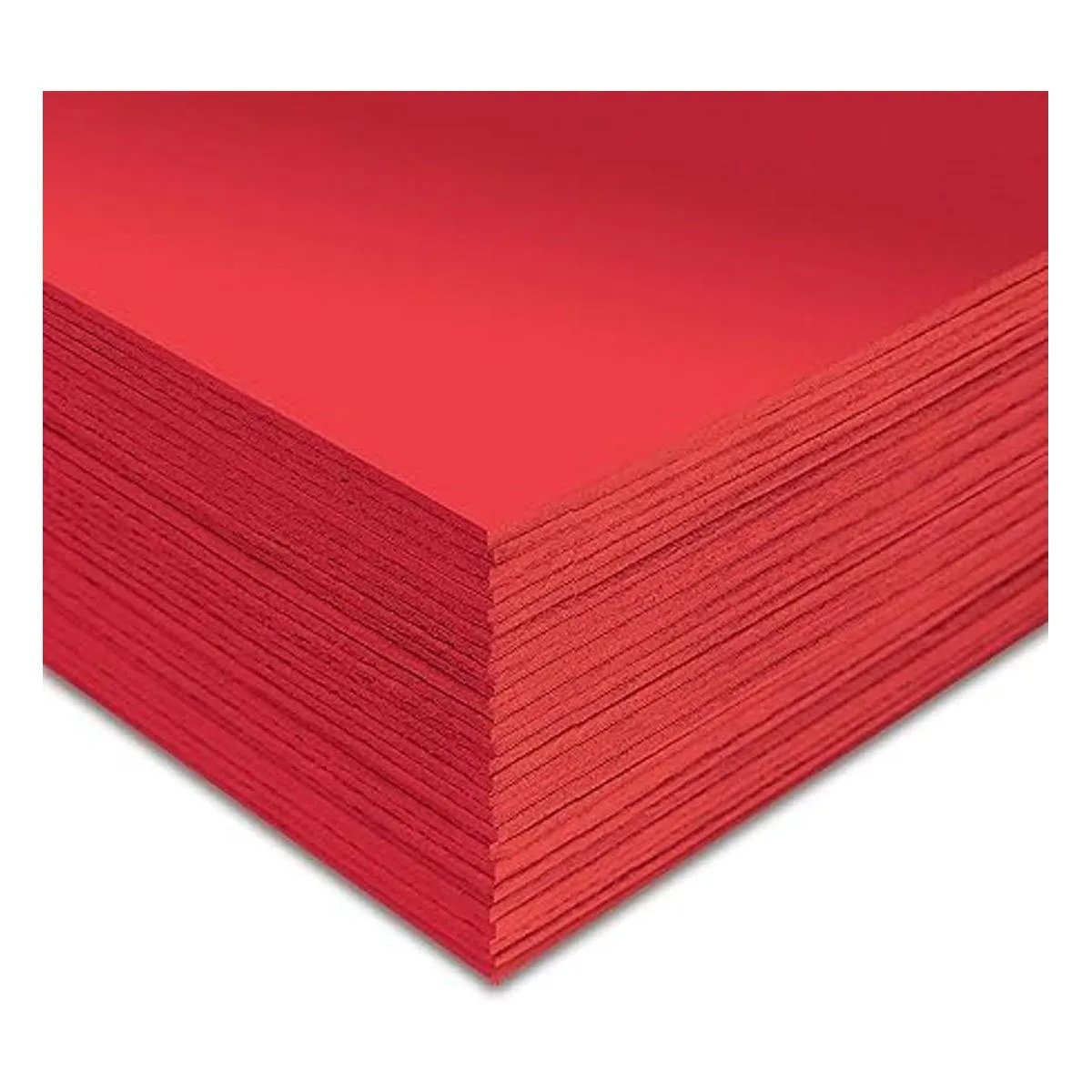 Better Office Products Hojas de espuma EVA rojas paquete