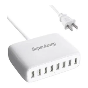 SUPERDANNY Estación de carga de escritorio de 8 puertos_1