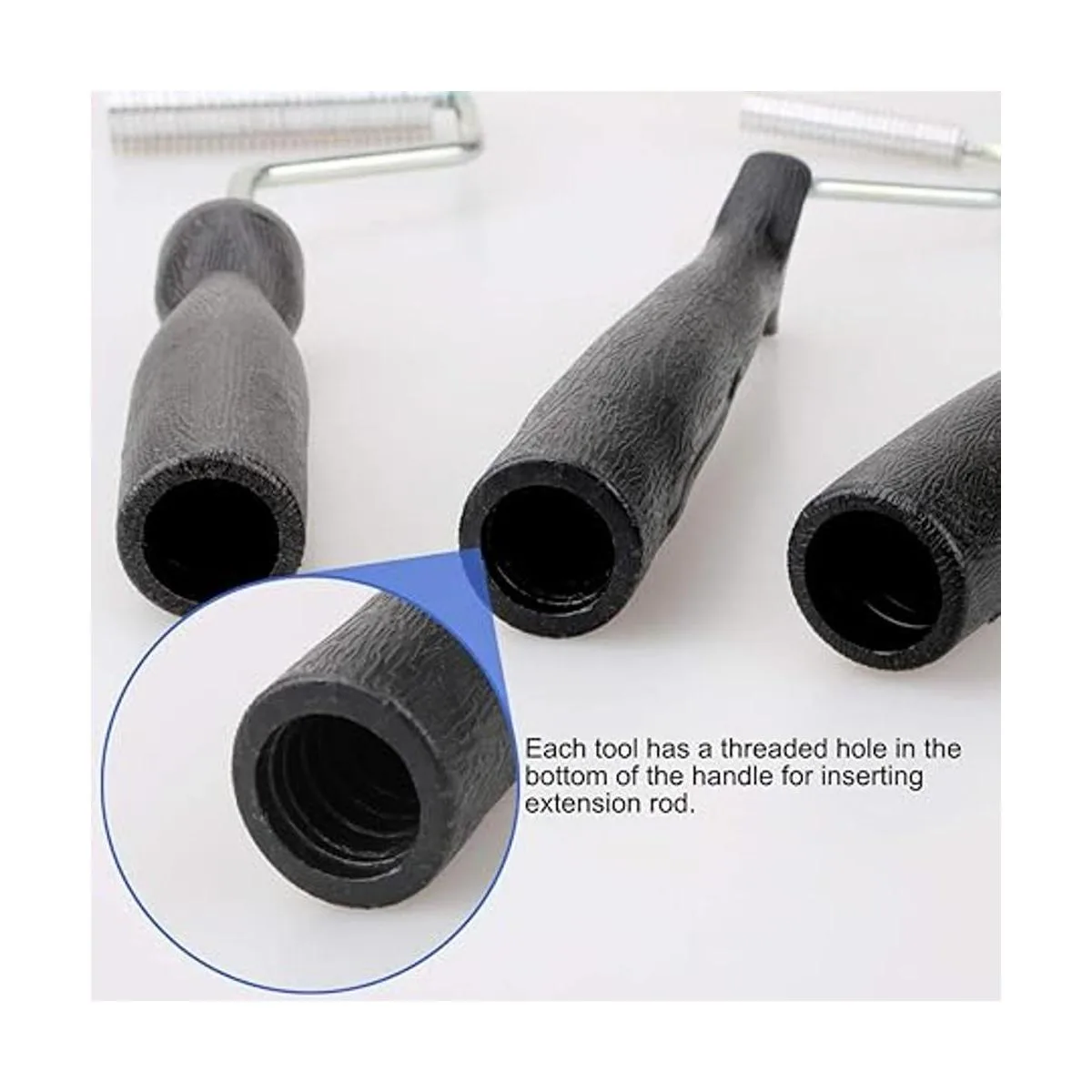 Kit de herramientas de rodillo de fibra de vidrio 4