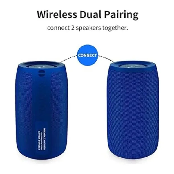 MusiBaby Bocina con Bluetooth 5.0 transportable al aire_5