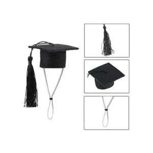 Pequeñas gorras de graduación de animales pequeños con