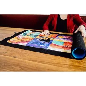 Buffalo Games Tapete de rompecabezas enrollable color azul_5