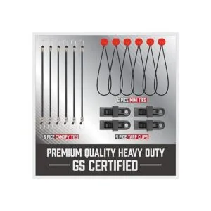 SEDY Tarro surtido de 30 piezas de cuerdas elásticas de