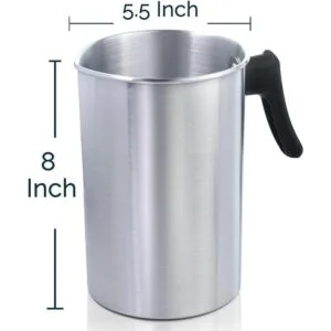 Olla de vertido para hacer velas 88 onzas olla de cera