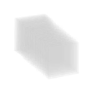 Paquete de 24 hojas de plantillas de Mylar transparentes