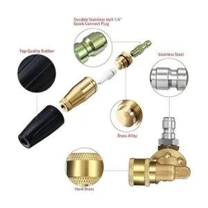 Boquilla turbo giratoria de presión de 4000 Psi de 4.0 Gpm_4