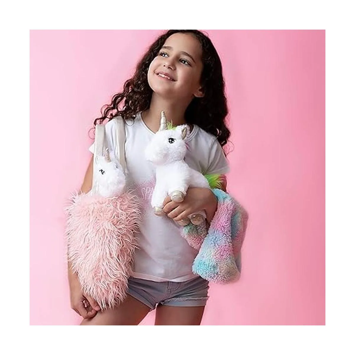 Juego de 4 piezas de regalo de unicornio para niñas_3