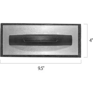 Flotador de lechada de caucho moldeado de 4.0 x 9.0 in con_2