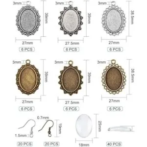 PH PandaHall 36 juegos de biseles de bandeja para_3