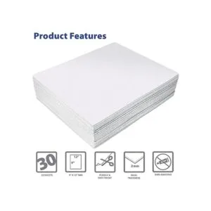 Better Office Products Hojas de espuma EVA blanca_3