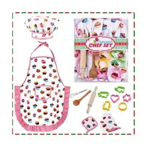 HmiLU Juego de chef para niños juego de 13 piezas de_1