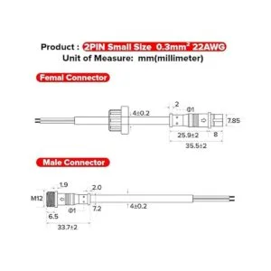 BTFLIGHTING 5 cables de extensión IP65 de 3.28 pies de 3.3_6