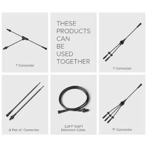 BTFLIGHTING Cable de extensión IP65 de 6.56 pies 6.6 ft_5