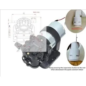 HuiYu HYD23130 Bomba de diafragma autocebante DC 12V 1.2_6