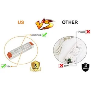 120 vatios 12 V 10 A controlador LED regulable fuente de_4