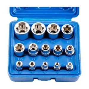 Juego de llaves E Torx hembra 38 12 14 unidad E4 E24