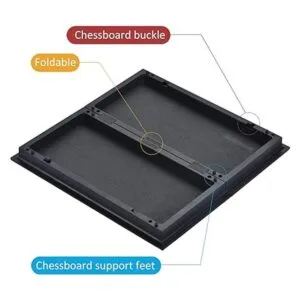 Quadpro Ludo Juego de mesa magnética con tablero plegable_5