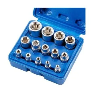 Juego de llaves E Torx hembra 38 12 14 unidad E4 E24