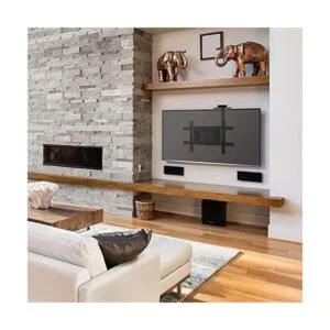 MounTIT Estante flotante de TV capacidad de 6.6 libras_5