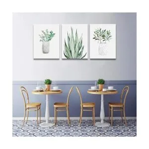 Arte de pared de granja para comedor baño arte abstracto_6