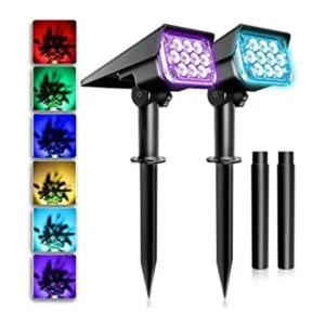 Solar Color Landscape Spotlights TSUNUS IP65 Waterproof_1