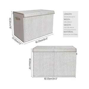 Caja de juguetes grande organizadora de pecho para niños y_2