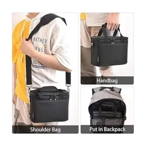 FOSOTO Funda acolchada para cámara con funda de lluvia_2