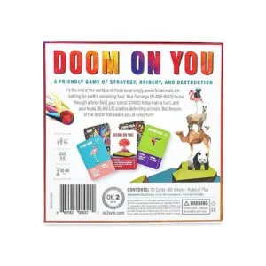 Juego de cartas Doom On You para niños adolescentes_6