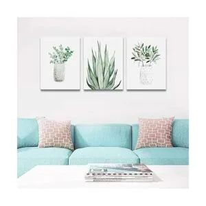 Arte de pared de granja para comedor baño arte abstracto_3