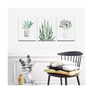 Arte de pared de granja para comedor baño arte abstracto_4